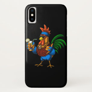 Funda Para iPhone X Rooster Hippie