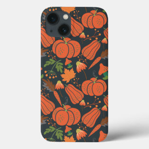 Funda Para iPhone 13 Ropa de calabaza roja sin soldadura y zanahorias