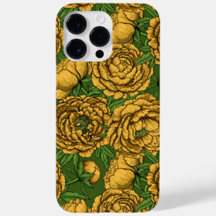 Funda Para iPhone 14 Pro Max De Case-Mate Ropa de peonía amarilla