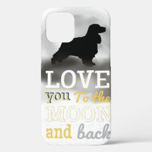 Funda Para iPhone 12 Pro Ropa de perro de Cocker Spaniel Cute regalo de ama