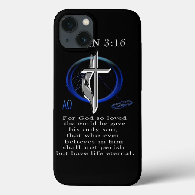 Funda De Case-Mate Para iPhone Ropa John 3:16 (Reverso)