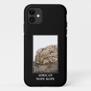 Funda Para iPhone 11 Rope africano de no-pepitas - Peligro de serpiente