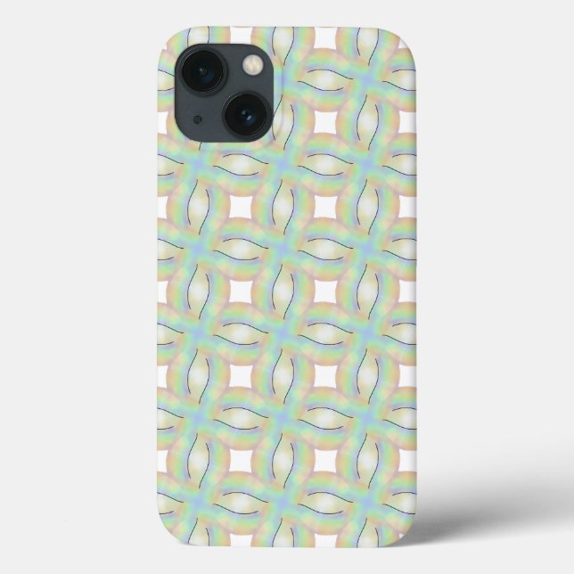 Funda De Case-Mate Para iPhone Rope arcoiris 3D (Reverso)