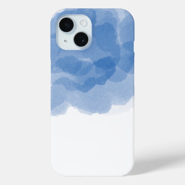 Funda De Case-Mate Para iPhone Rosa acuático azul de lujo Abstract Art (Reverso )