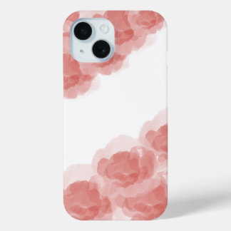 Funda Para iPhone 15 Rosa acuático de lujo rojo mágico abstracto arte