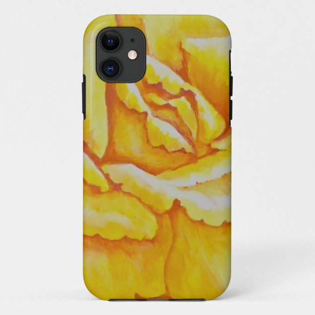Funda De Case-Mate Para iPhone Rosa amarillo (Reverso)