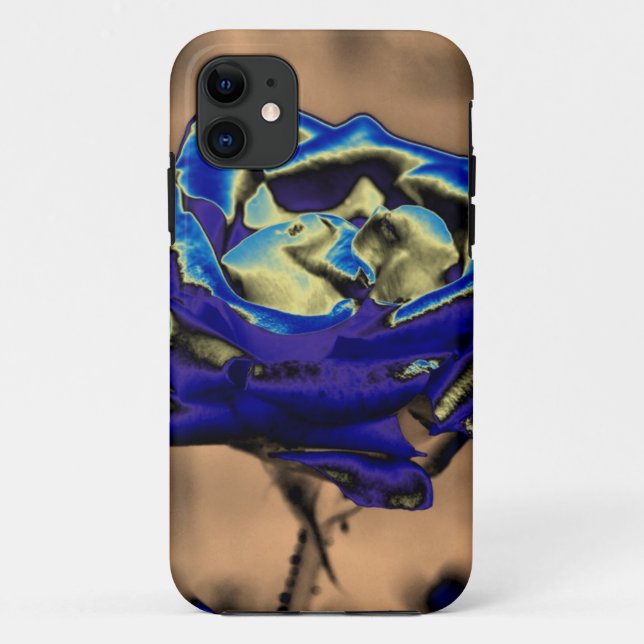 Funda De Case-Mate Para iPhone Rosa azul (Reverso)