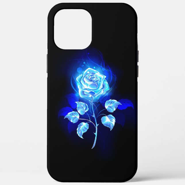 Funda De Case-Mate Para iPhone Rosa Azul Ardiendo (Reverso )