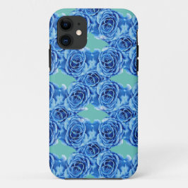 Funda Para iPhone 11 Rosa azul romántico