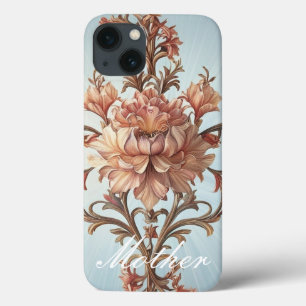 Funda Para iPhone 13 Rosa barroco