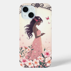 Funda Para iPhone 15 Rosa Belle
