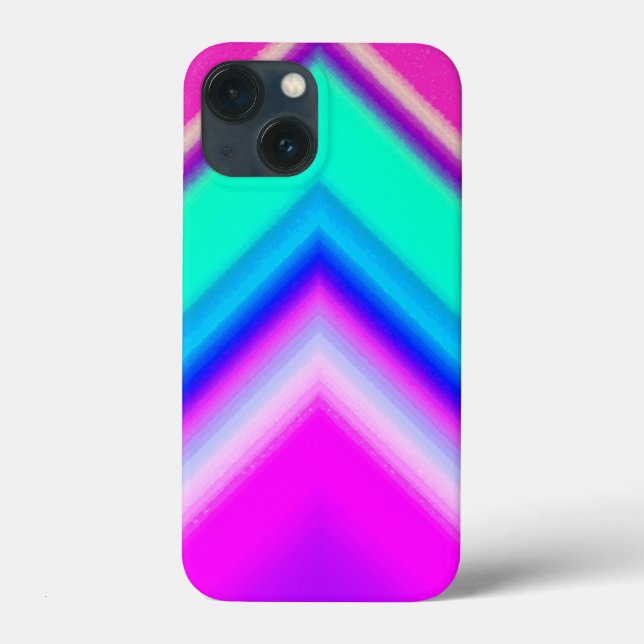 Funda De Case-Mate Para iPhone Rosa caliente de montaña eléctrica (Reverso )