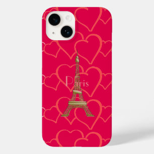 Funda Para iPhone 14 De Case-Mate Rosa caliente, me encanta el estuche para iPhone F