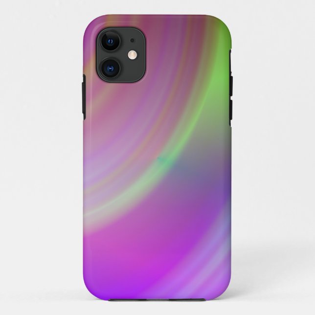 Funda De Case-Mate Para iPhone rosa claro y verde (Reverso)