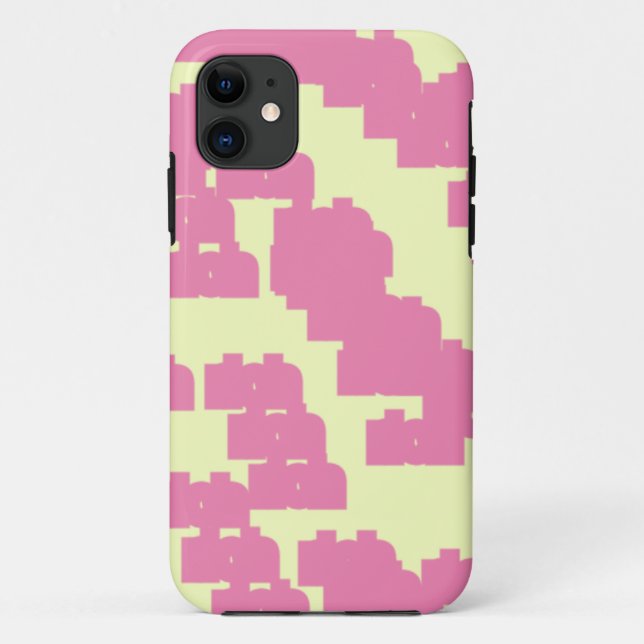 Funda De Case-Mate Para iPhone rosa con suerte 888 (Reverso)
