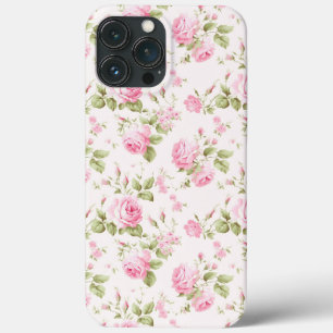 Funda Para iPhone 13 Pro Max Rosa de cabaña rosa romántico