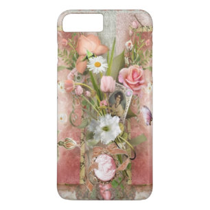 Funda Para iPhone 8 Plus/7 Plus Rosa de cosecha