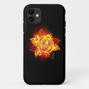 Funda Para iPhone 11 Rosa de incendios en auge