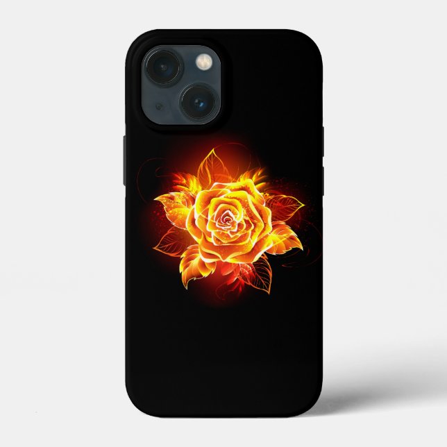 Funda De Case-Mate Para iPhone Rosa de incendios en auge (Reverso )
