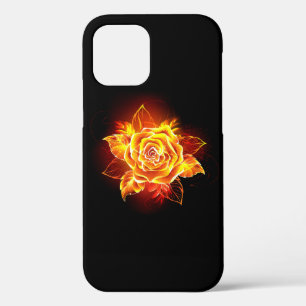 Funda Para iPhone 12 Pro Rosa de incendios en auge