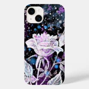 Funda Para iPhone 14 De Case-Mate Rosa de invierno y mariposas