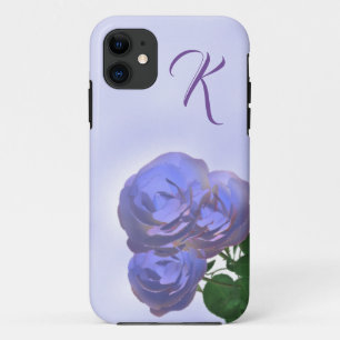 Funda Para iPhone 11 Rosa de lavanda Monogramado