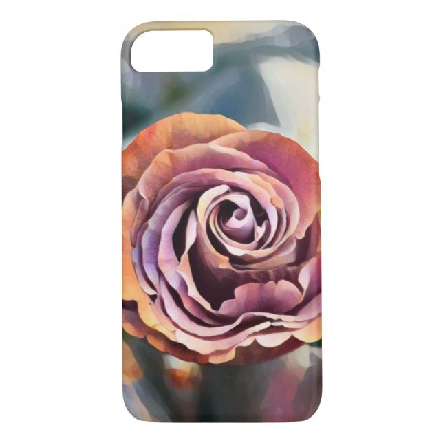 Funda De Case-Mate Para iPhone Rosa de papel rosa y turbio (Reverso)