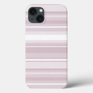 Funda Para iPhone 13 Rosa de rayas rosadas Funda-Mate iPhone estuche