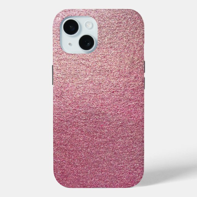 Funda De Case-Mate Para iPhone Rosa Dorado Brillante (Reverso )