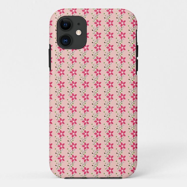 Funda De Case-Mate Para iPhone Rosa en rosa (Reverso)