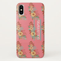 Rosa floral boho moderno
