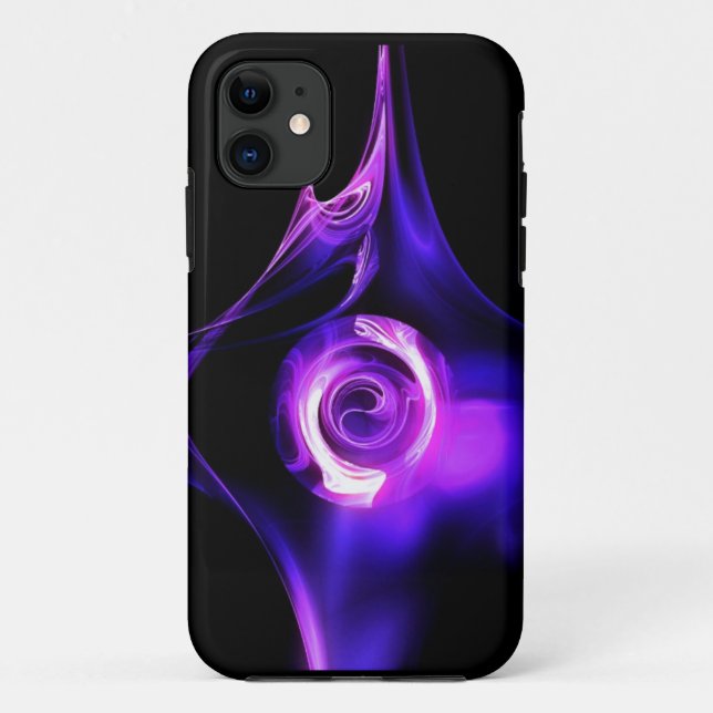 FUNDA DE Case-Mate PARA iPhone ROSA FRACTAL BLANCO ROJO AZUL (Reverso)