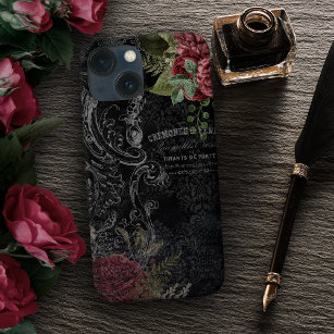 Funda Para iPhone XS Rosa francés de color oscuro