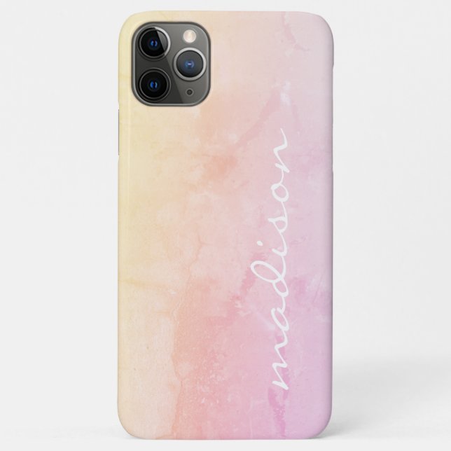 Funda De Case-Mate Para iPhone Rosa Glam Ombre (Reverso)