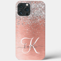 Rosa Gold Bonito Girly Silver Purpurina Sparkly