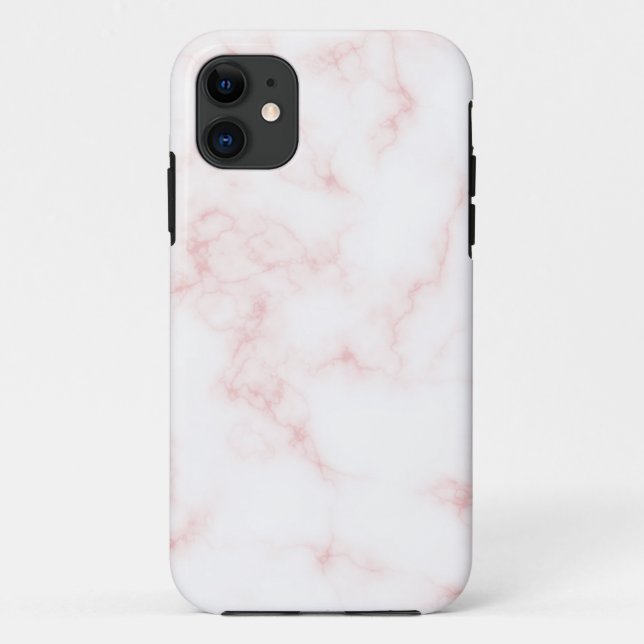 Funda De Case-Mate Para iPhone Rosa Gold Marble Look iPhone 11 Funda (Reverso)