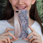 Funda Para iPhone 12 Pro Rosa Gold Nombre escrito a mano Paisley Floral<br><div class="desc">Este diseño también está disponible en otros modelos de teléfono. Elija Tipo de dispositivo para ver otros fundas de iPhone, Samsung Galaxy o Google. Algunos estilos se pueden cambiar seleccionando Estilo si se trata de una opción. Este diseño puede ser personalizado en el área proporcionada cambiando la foto y/o el...</div>