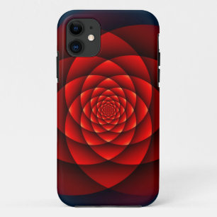 Funda Para iPhone 11 Rosa Kaleidoscope rojo + tu idea
