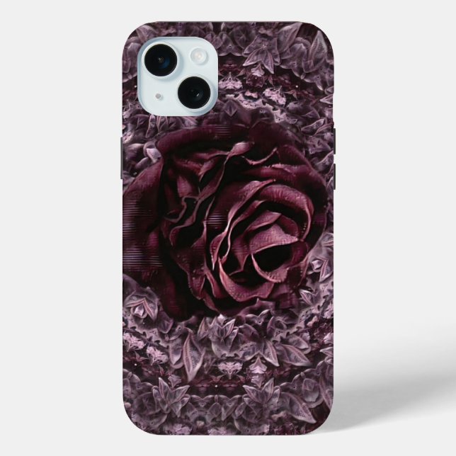 Funda De Case-Mate Para iPhone Rosa Mandala (Reverso )