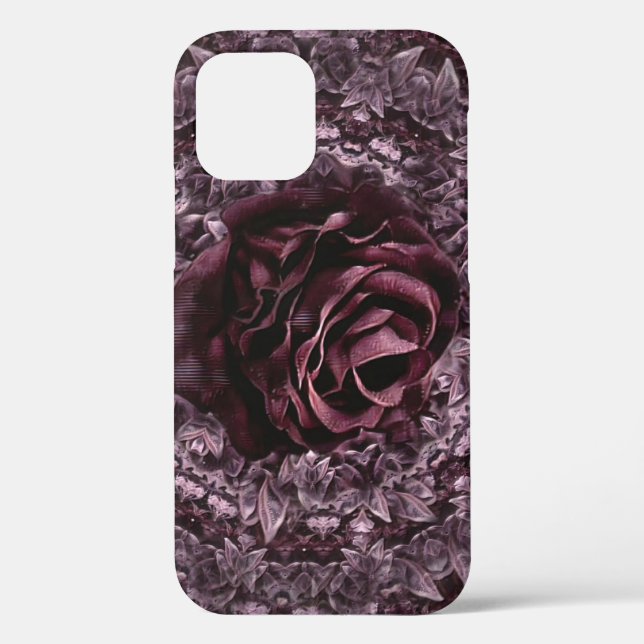 Funda De Case-Mate Para iPhone Rosa Mandala (Reverso )