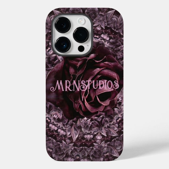 Funda De Case-Mate Para iPhone Rosa Mandala (Reverso )