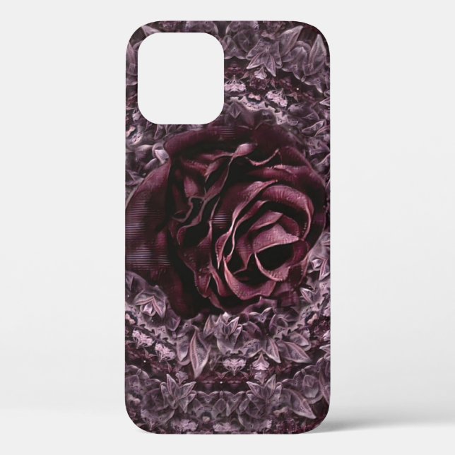 Funda De Case-Mate Para iPhone Rosa Mandala (Reverso )