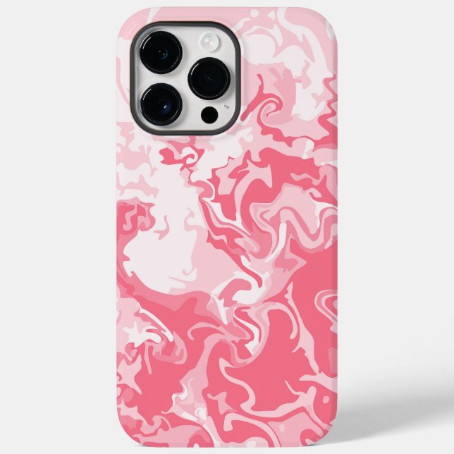 Funda De Case-Mate Para iPhone Rosa margoso (Reverso )