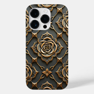 Funda Para iPhone 14 Pro De Case-Mate Rosa metálico elegante y rústico
