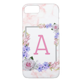 Funda Para iPhone 8/7 Rosa Monograma Rose Bouquet