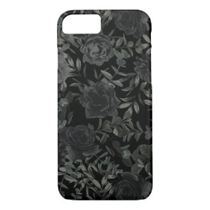 Funda Para iPhone 8/7 Rosa negro Boda gótico