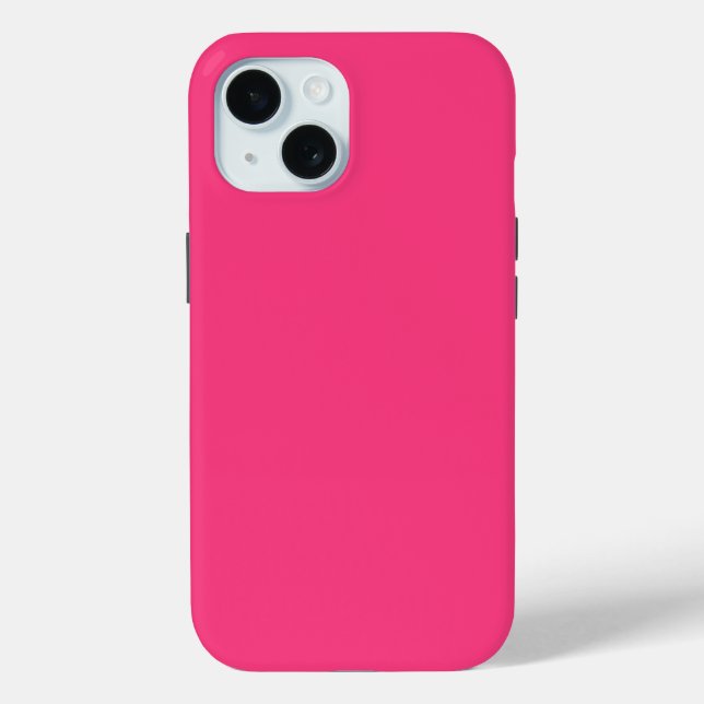 Funda De Case-Mate Para iPhone Rosa neón (Reverso )