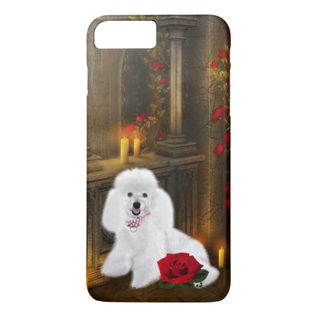 Funda De Case-Mate Para iPhone Rosa Poodle - Funda para iPhone 7 Plus (Reverso)