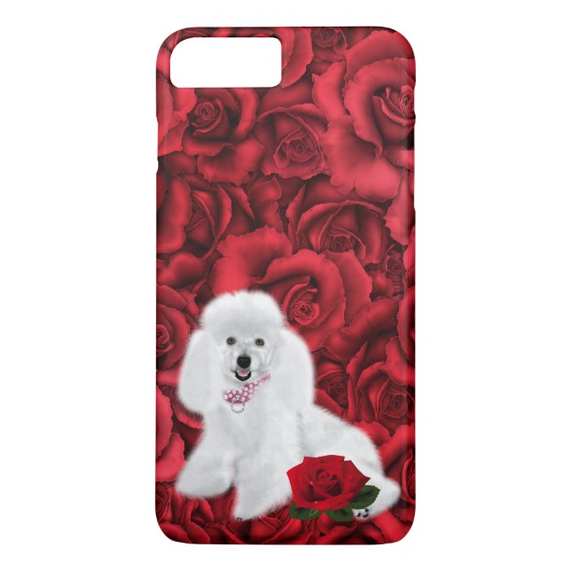 Funda De Case-Mate Para iPhone Rosa Poodle* - Funda para iPhone 7 Plus (Reverso)