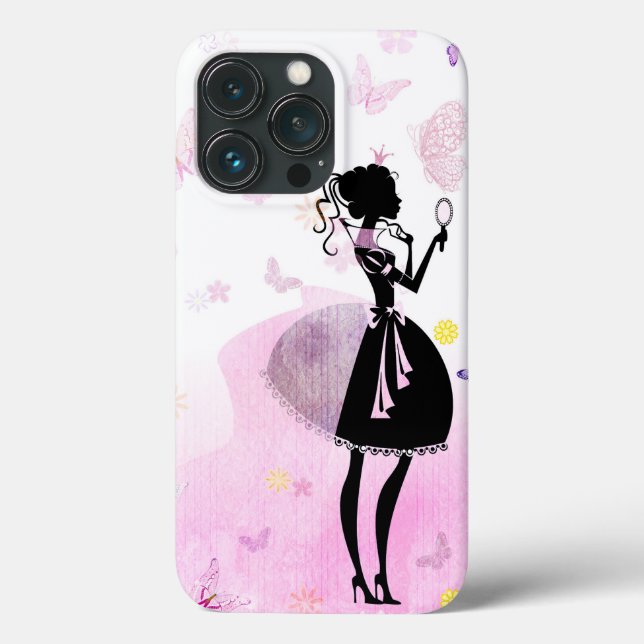 Funda De Case-Mate Para iPhone Rosa Princesa (Reverso )